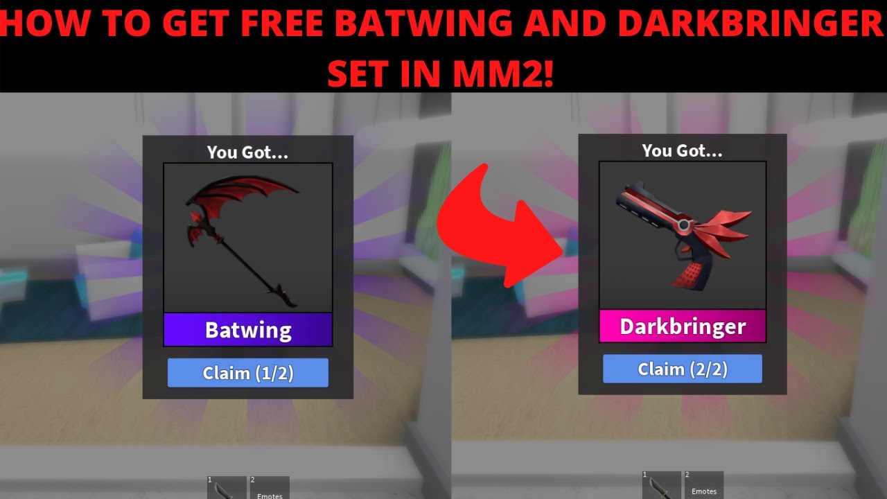 Roblox mm2 trading chrome slasher for darkbringer and batwing｜TikTok Search