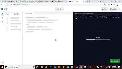 Upload Web pages To repl.it