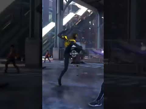 Miles Morales smashes a thug with electricity #shorts