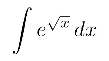 Integral of e^sqrt(x) (substitution + by parts)