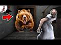 Bear attack granny house  funny horror animation granny and grandpa