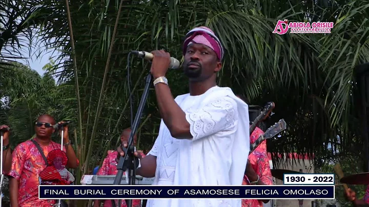 WATCH SULE ALAO MALAIKA PERFORMANCE AT THE FINAL BURIAL OF MRS ASAMOSESE FELICIA OMOLASO.