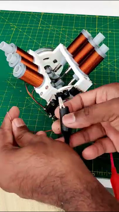 V6 Engine using neodymium Magnets