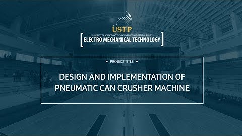 Design and Implementation of Pneumatic Can Crusher Machine