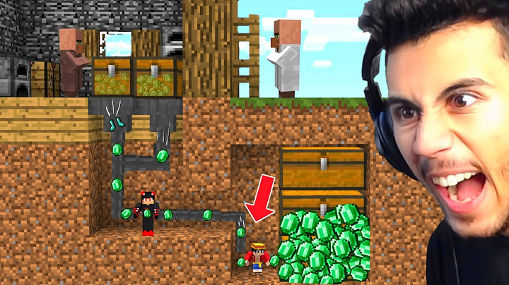 ركبنا انبوب غريب سرب كل ممتلكات القرويين المخفية في قرية ماين كرافت !!؟