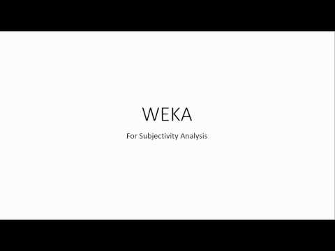 weka subjectivity analysis