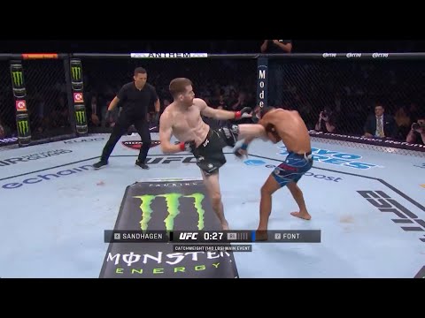 Лучшие моменты турнира UFC Нэшвилл Сэндхаген vs Фонт