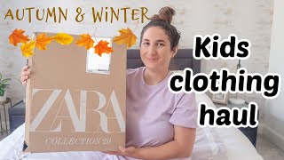 HUGE ZARA KIDS HAUL- Autumn/Winter Clothing Haul -  GABI AND TINO