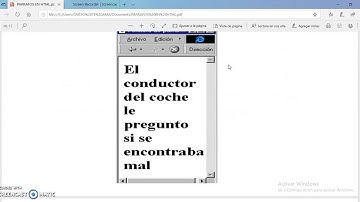 PÁRRAFOS HTML EN BLOC DE NOTAS