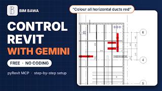 Control Revit from Gemini Chat — Free, No Coding (pyRevit + MCP)