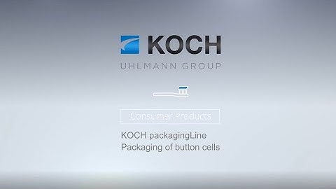 KOCH | KOCH packagingLine - VARTA relies on sustainable machine technology from KOCH Pac-Systeme
