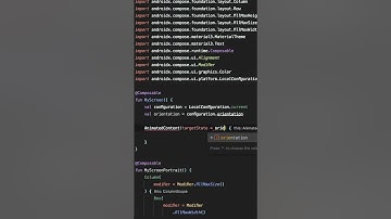 How to see when the orientation changes in Jetpack Compose #shorts #jetpackcompose #android