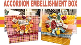 Accordion Embellishment Box Tutorial