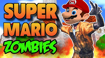 Call of Duty Zombies - SUPER MARIO ZOMBIES MOD! (Black Ops Custom Zombies)