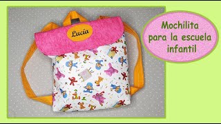 Mochila Pre Escolar Niña Sweet '24