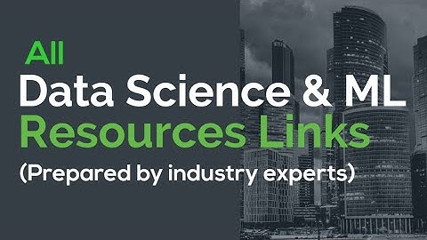 Data Science & Machine Learning Courses Links By Steve Nouri #datascience #machinelearning