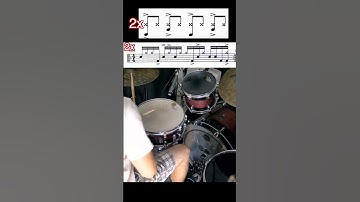 Drum Exercise - Future Sounds - Permutation Study 10 - Example 6 #drumexercise #drumming #learndrums