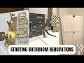 VLOGMAS DAY 9 | DIY Bathroom Renovations Begin!