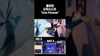 Oasis - Live Forever / 기타 솔로 (with Rat &amp; DD-3 &amp; Duke Of Tone 이펙터)