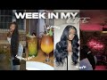 weekly vlog | realistic days in my life + girls night + venting + work + grocery haul + working out