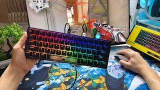 Esse Teclado é 8x mais rápido, 8000hz de Polling Rate - Corsair K65 RGB Mini