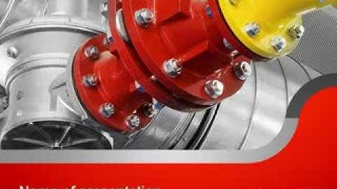 Industrial Pipe Junction PowerPoint Template by PoweredTemplate.com