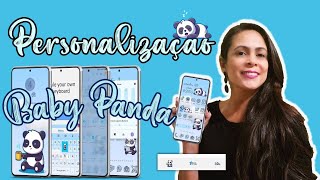 🐼 Personalizando e Organizando Meu Celular - PERSONALIZAÇÃO BABY PANDA AZUL para ANDROID e iOS 🐼 screenshot 5