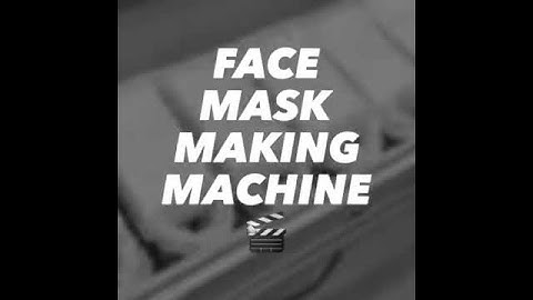 non woven face mask making machine