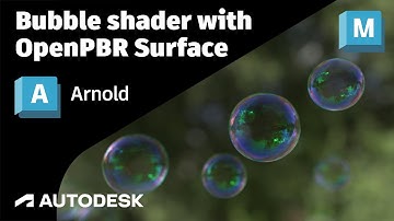 Arnold Tutorial - Create a bubble shader in Maya (GPU)