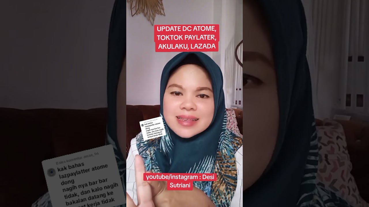 Update dc Atome, tiktok paylater, akulaku paylater, lazada,, ada didaerah mana saja 