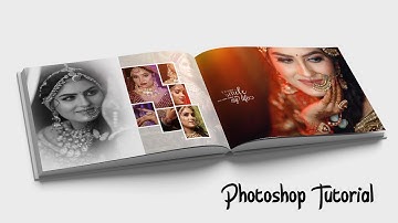 how to create a bride album sheet 12x36 Photoshop tutorial