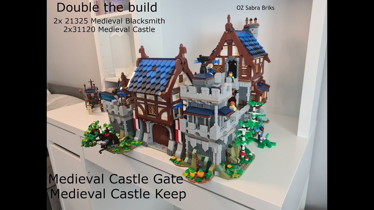 LEGO MOC Medieval Castle Keep by Gr33tje13