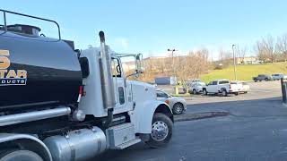 Big Pete sealcoat spot tanker ! Erskine paving of Harrison County west virginia !! yee Haw