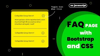 Bootstrap accordion 2021