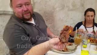 Eating Cuy Guinea Pig in Peru - What Does Guinea Pig Taste Like?