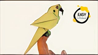 How To Make Paper Parrot / Origami Paper Parrot | How to make paper bird | DIY Paper Parrot