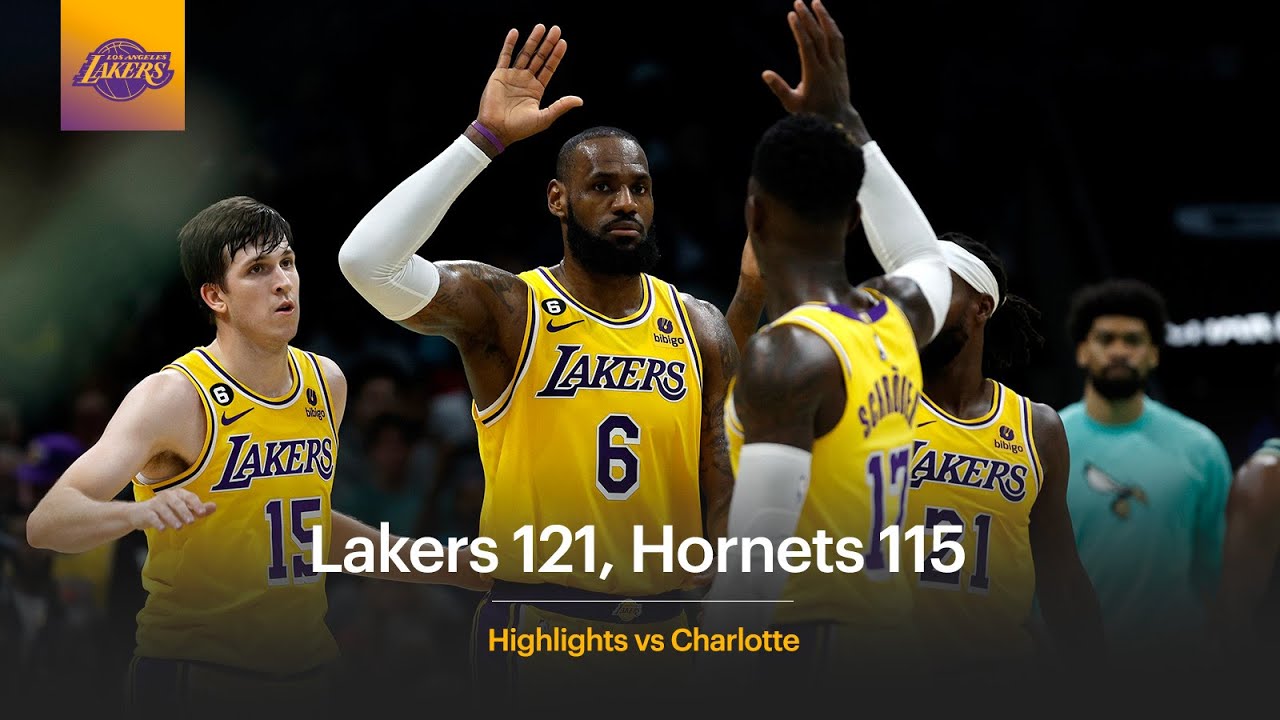 James pours in 43 as Lakers hold off Hornets, 121-115 - The San