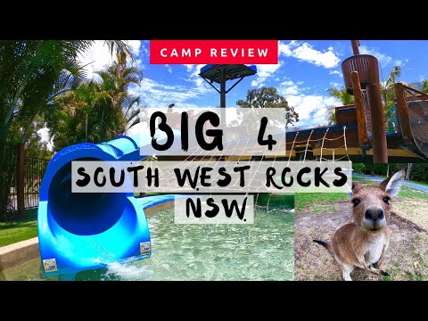BIG 4 South West Rocks, NSW | PIRATE WATER PARK + MINI GOLF + KANGAROOS