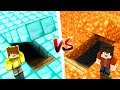 ELMAS GİZLİ GEÇİT VS LAV GİZLİ GEÇİT! 😱 - Minecraft