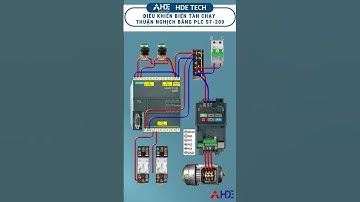 ĐIỀU KHIỂN BIẾN TẦN CHẠY THUẬN NGHỊCH BẰNG PLC S7  #hdetech #automobile #hde #tựđộnghóa
