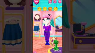Gambare ☺️😌😡🤔 emoji challenge by My Talking Angela 2 #mytalkingangela2 #shorts