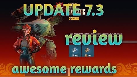 update 7.3 review awesome rewards #warrobots