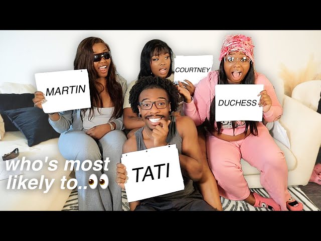 WHO'S MOST LIKELY TO FART ON A DATE? ft. The Chocolate Drops class=