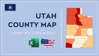 Utah County Map in Excel - Counties List and Population Map screenshot 5