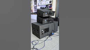 JBL SRX928S & SRX910LA Line Array & Subwoofer Setup #usa #usashorts #shorts #foryou
