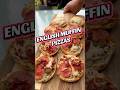 🍕ENGLISH MUFFIN PIZZAS🍕 on the @TraegerGrills #homemade #pizza #fypシ #viral #kids #lunch #recipe