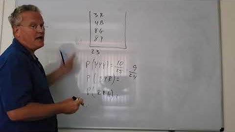 Probability 3 Marbles without Replacement