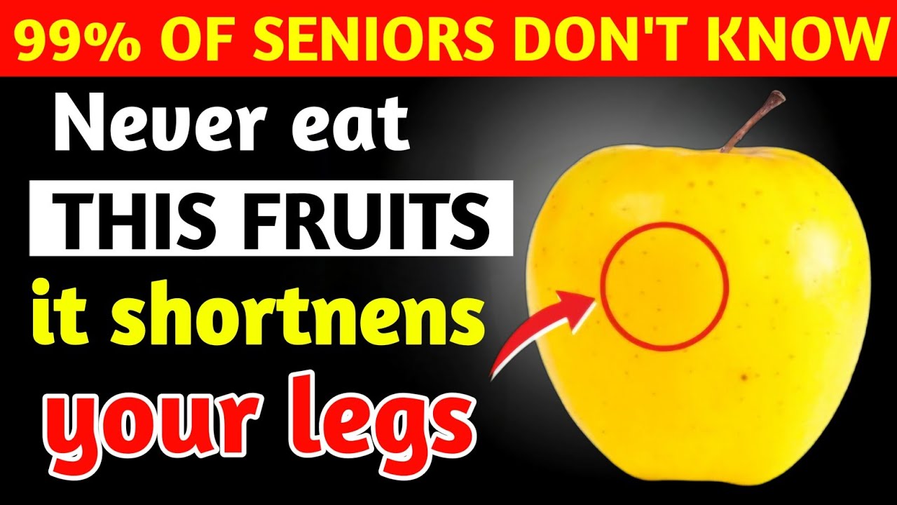 Over 65? 4 Dangerous Fruits You Should NEVER Eat - And 4 You Must Eat | Senior Health