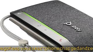 Poly - Sync 20 Bluetooth/USB-A Speakerphone - Personal Portable Speakerphone - Noise & Echo Reducti
