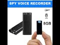 Spy Voice Recorder Digital Audio Mini Dictaphone + MP3 Player + USB Flash Drive | Spy Audio Recorder
